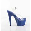 Pleaser - ADORE708 Sandale à bride à la cheville - Transparent/Bleu Product image